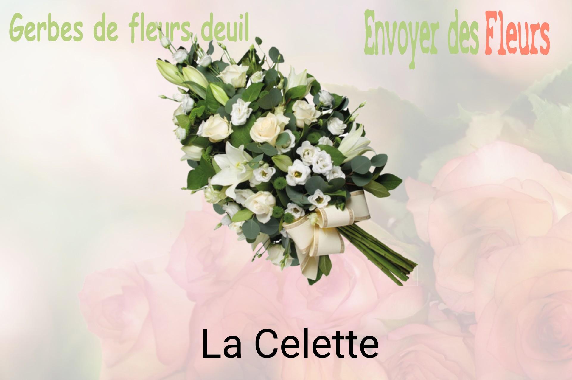 Gerbe de fleurs de deuil livrée à La Celette